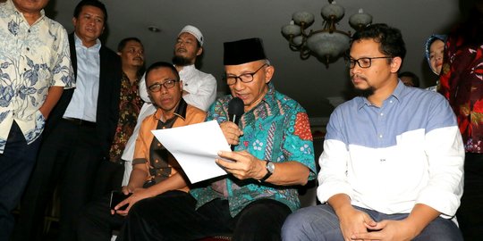 Yakin Amien Rais tak salah, Din nilai KPK tendensius dan politis