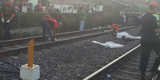 Nongkrong di rel usai sahur, empat ABG tewas tertabrak kereta api