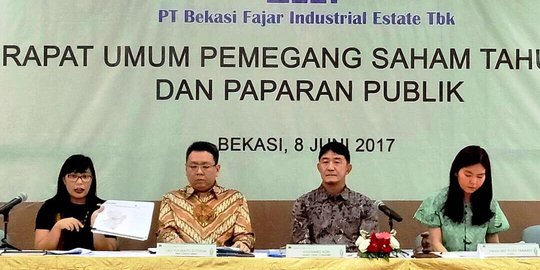 Bekasi Fajar Industrial Estate sebar dividen Rp 33 miliar
