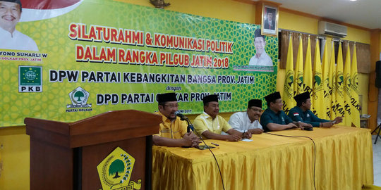 Kartu NU Setnov, sinyal Golkar dan PKB koalisi di Pilgub Jatim