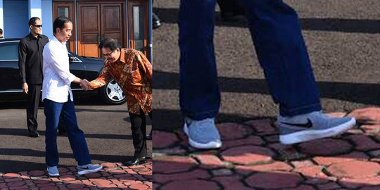 Mengulas sepatu Nike Lunarepic yang dipakai Jokowi kunjungan kerja