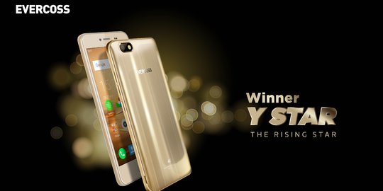 Evercoss Winner Y makin kece dengan sensor fingerprint