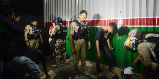 Aksi Tim Rajawali razia geng motor