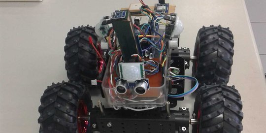 Robot Popo karya 5 mahasiswa Unsyiah bisa deteksi korban gempa