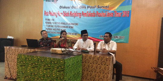 Survei Indikator: Gus Ipul, Khofifah & Risma calon kuat Pilgub Jatim