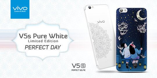 Vivo V5s Pure White Limited Edition resmi meluncur hari ini