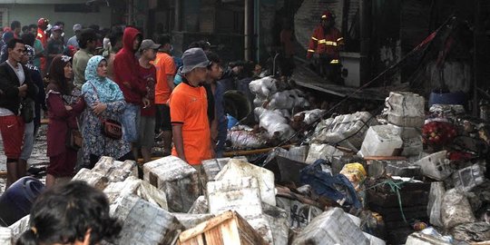 Djarot sebut kebakaran Pasar Kramat Jati tak ganggu pasokan lebaran