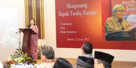 Menko Puan mengenang sosok Taufiq Kiemas di peringatan haul ke empat
