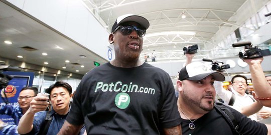 Mantan bintang NBA Dennis Rodman kembali kunjungi Korut