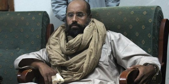 Meski diampuni, Saif Khaddafi masih buronan pengadilan internasional