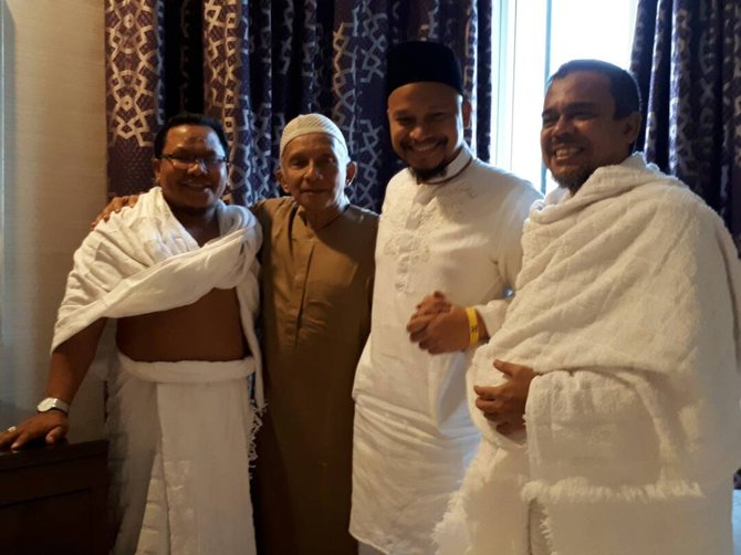 rizieq dan amien di mekkah