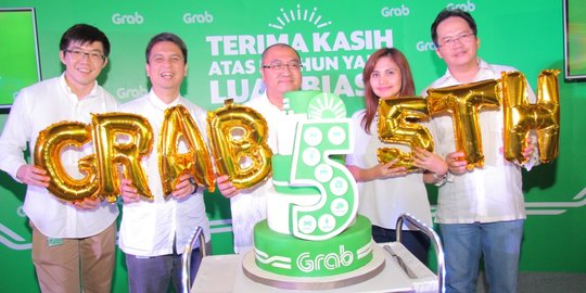 Ulang tahun ke-5, Grab berkomitmen majukan Indonesia