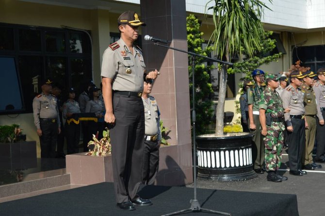 apel operasi ramadaniya di mapolres jakarta selatan