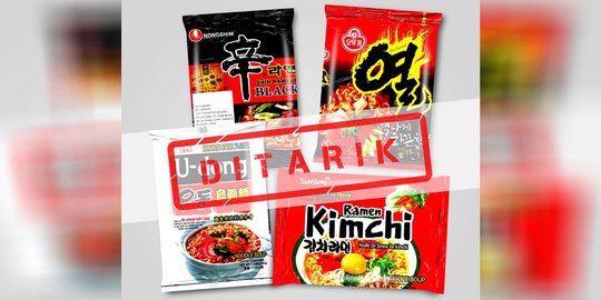 Heboh mie instan asal Korea mengandung babi