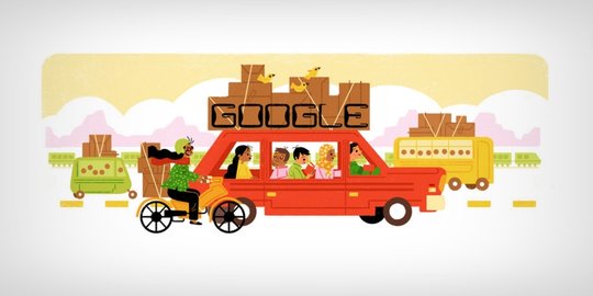 Google ikut rayakan momen jelang lebaran dengan doodle 'Mudik'