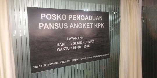 Pansus angket resmikan posko pengaduan masyarakat soal KPK