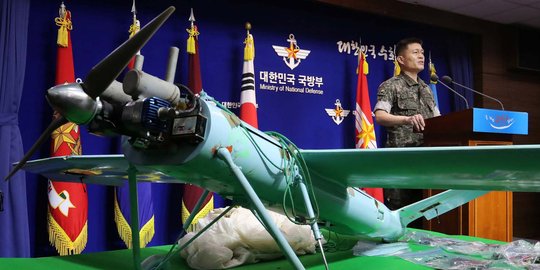 Ini wujud drone mata-mata Korut yang jatuh di Korsel