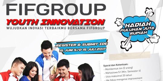 FIFGROUP adakan kompetisi Youth Innovation, hadiahnya puluhan juta