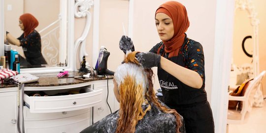 Intip tradisi muslimah di New York percantik diri untuk Idul Fitri