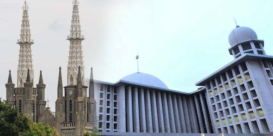 Wakapolda puji toleransi antara Gereja Katedral dan Masjid Istiqlal