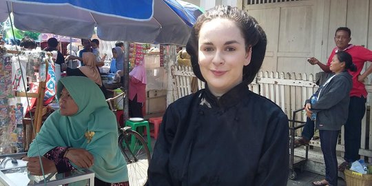 Cerita Ellen, warga Amerika ikut upacara Grebeg di Kraton Yogyakarta