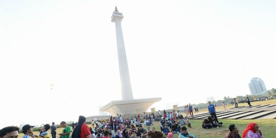 Pengunjung kecewa Monas ditutup untuk perawatan
