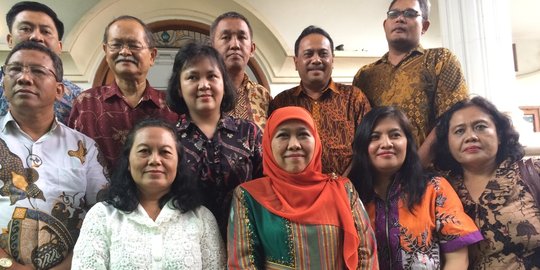 Open house Menteri Khofifah di Surabaya dihadiri lintas agama