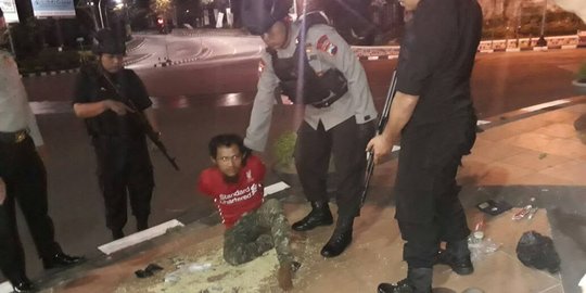 Brimob amankan pria mencurigakan di sekitar Mapolda Jateng