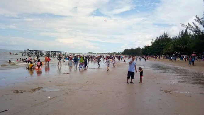 pantai segara sari di balikpapan