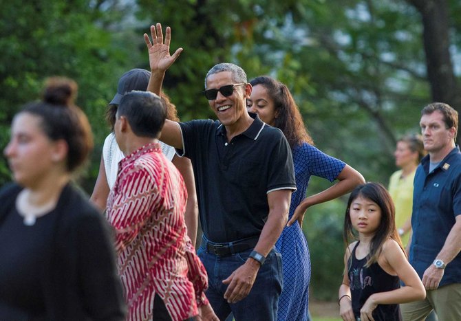 obama di candi borobudur