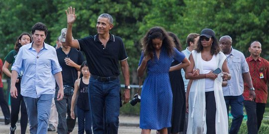 Pengamanan ketat saat kunjungan Obama ke Borobudur selama 30 menit