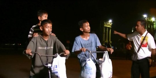 Rindu ibu, tiga kakak beradik gowes sepeda dari Ogan Ilir ke Ciledug