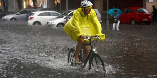 Curah hujan tinggi, banjir melanda Jerman