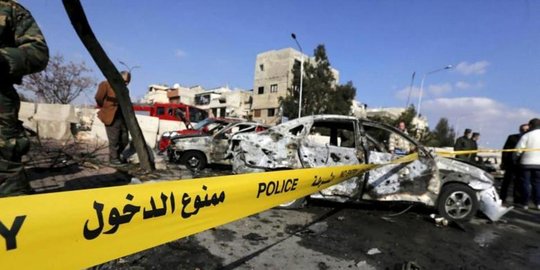 Bom mobil meledak di Damaskus, sejumlah orang tewas