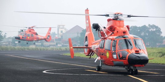 8 Orang ada dalam heli Basarnas yang tabrak tebing