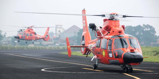 Korban meninggal heli Basarnas jatuh 8 orang