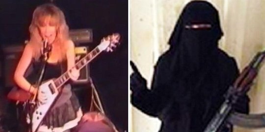 Anggota perempuan ISIS eks punker menangis ingin pulang kampung