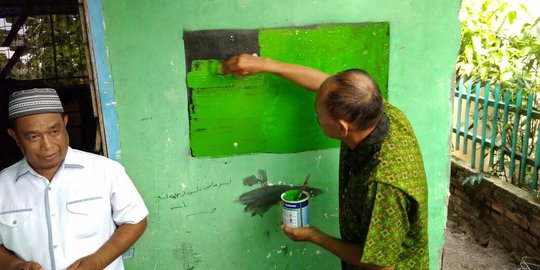 Gambar bendera ISIS di rumah tersangka teror dihapus