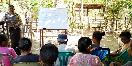 Kisah Brigadir Kresna jadi guru warga perbatasan RI-Timor Leste