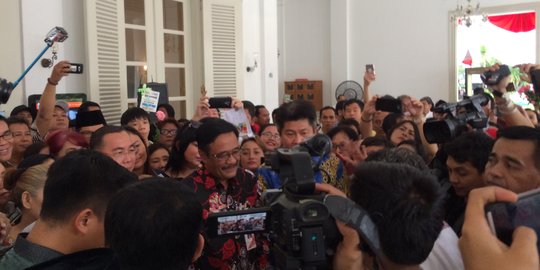 Ultah ke 55, Djarot kaget dapat kejutan dari warga Jakarta