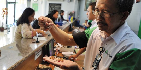 Usai libur Lebaran, masyarakat serbu Pegadaian untuk gadai emas