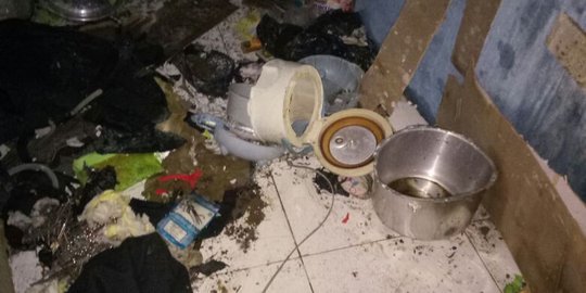 Bom panci meledak di rumah kontrakan di Bandung