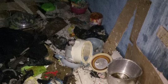 Ledakan bom panci di Buahbatu Bandung disertai api