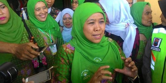 Maju Pilgub Jatim, Khofifah 'samakan frekuensi dan cek sound'