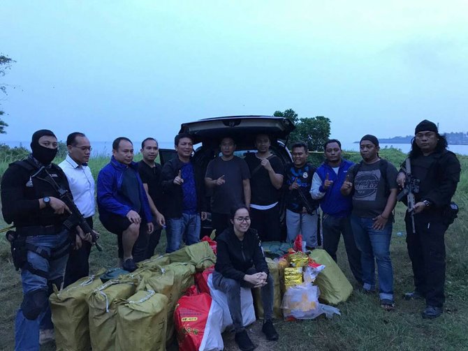 penyelundupan sabu satu ton di anyer digagalkan