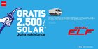 Beraninya Isuzu kasih gratis solar 2.500 liter