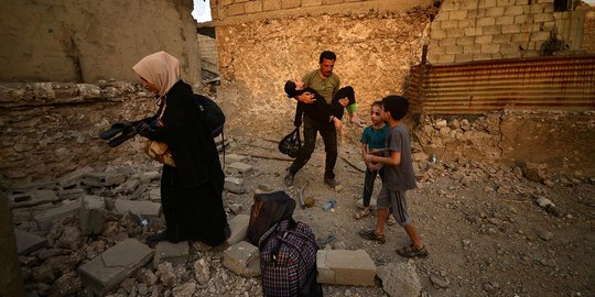 Irak-koalisi AS-ISIS dianggap melakukan kejahatan perang di Mosul