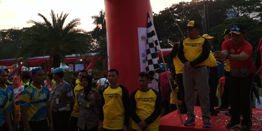 Kapolri Tito Karnavian lepas 10 ribu pelari Bhayangkara Run di Monas