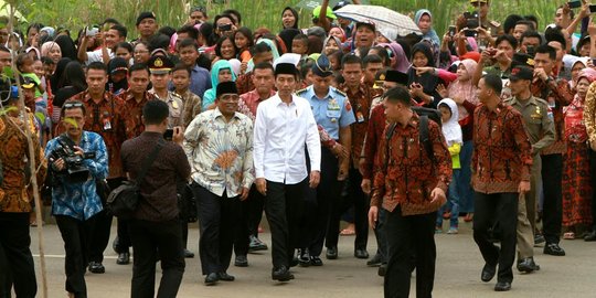 Jokowi sebut percuma bangun infrastruktur tanpa mengubah pola pikir