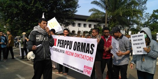 Perppu Ormas dinilai dapat menekan kebebasan berpikir seseorang